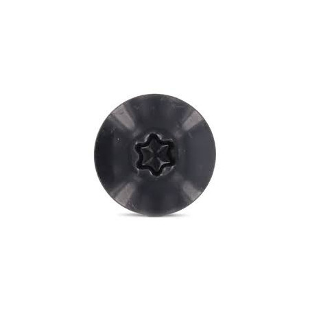 1 x Vis de facade TORX T20 4.8X25 Diamètre de tête: 12.3 Inox A2 RAL7016 gris anthracite