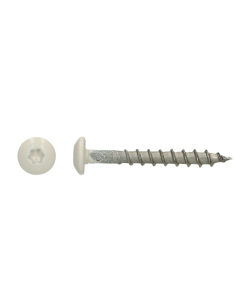 Vis Penture 4.5X35 TORX T20 Inox A4 RAL9001 blanc creme