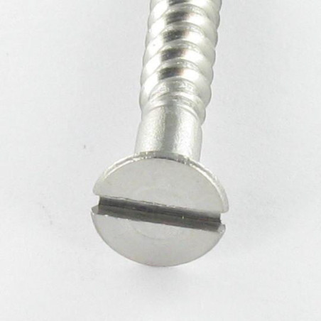 1 x Vis bois Inox A2 Tête fraisée Fendue 4X45