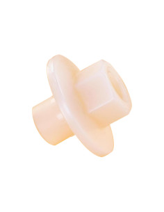 Ecrou Moletée Epaulé nylon naturel M4