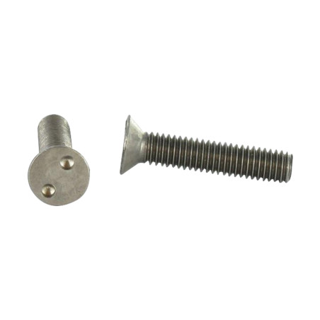 1 x Vis métaux Inviolable Tête fraisée Snake eyes M3X16 Inox A2 microvis