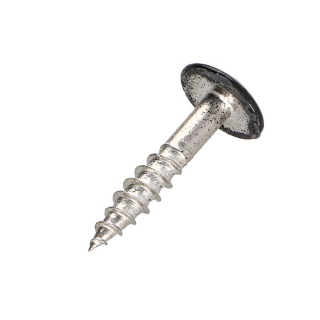 1 x Vis de facade TORX T20 4.8X25 Diamètre de tête: 12.3 Inox A2 RAL9005 noir foncé