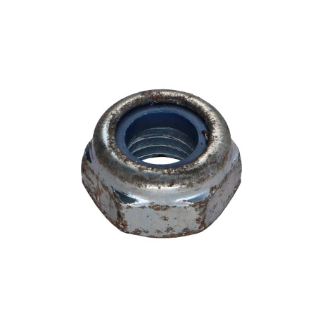 1 x Ecrou frein M10 Acier zingué Rouille