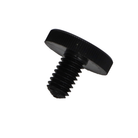 1 x Vis métaux nylon noir Tête cylindrique TC Moletée M6X10