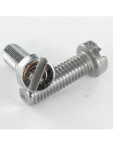 1 x Vis métaux Laiton nickelé Tête cylindrique...