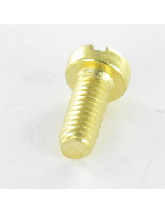 Vis métaux Laiton Tête cylindrique TC Fendue M4X25 2