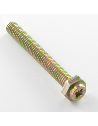 1 x Vis cassette Tête hexagonale TH Pozi M6X45...