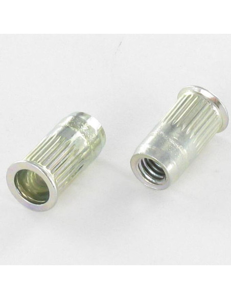 1 x Ecrou aveugle Acier zingué M5 7X12.5 Tête Réduite