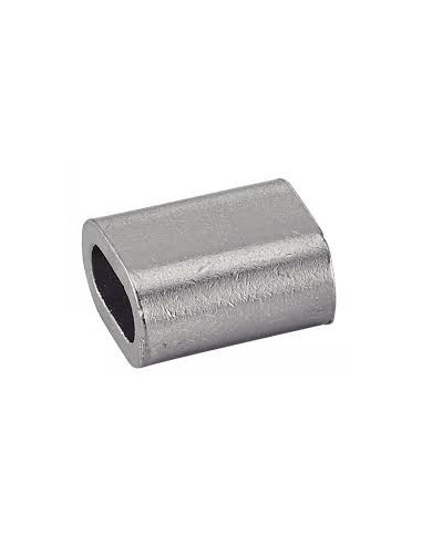 1 x Manchon Pour Câble Diamètre 5 Cuivre Nickelé