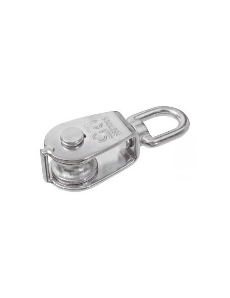 1 x POULIE SIMPLE De 50 Inox A2 Pour Câble De 10