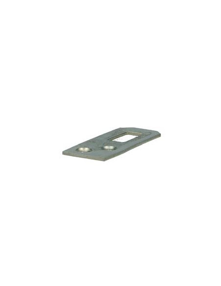 1 x Platine Porte MANTEAU Acier zingué 20X50