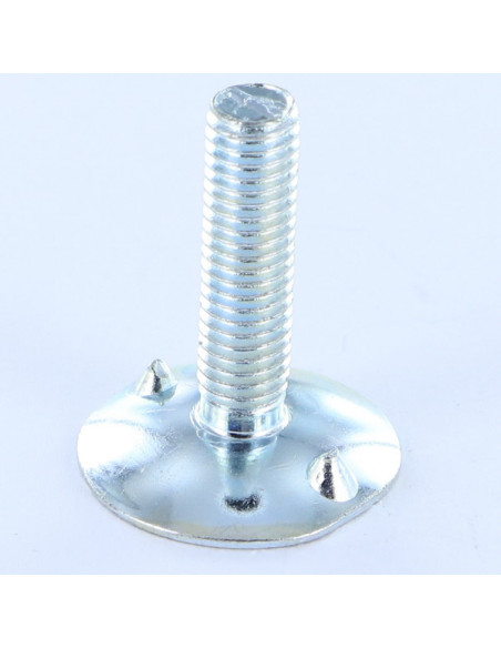 1 x Vis métaux Tête fraisée M8X35 Filetée sur 25 2 PICOTS Acier zingué