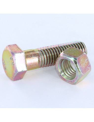 1 x Boulon (vendu avec Ecrou) Tête hexagonale...