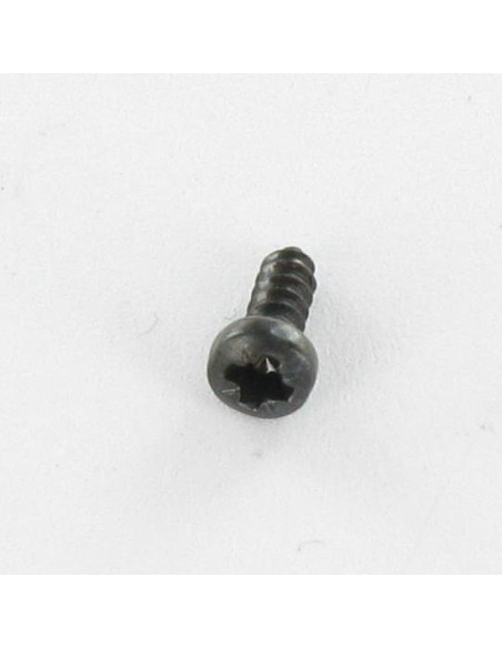 1 x Vis tôle tête cylindrique bombée large Pozi 4.2X32 Acier zingué noir