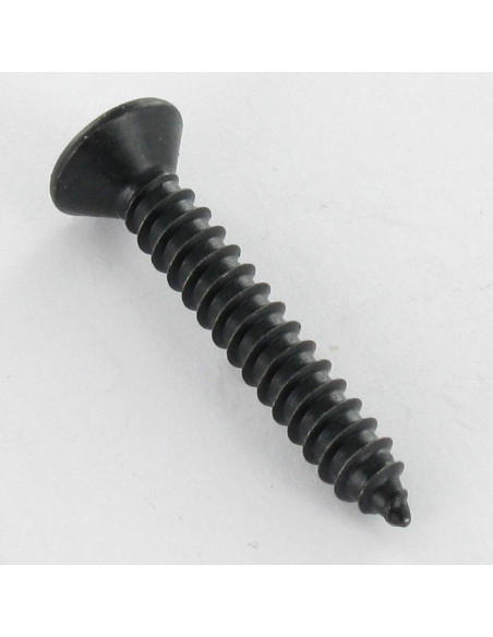 1 x Vis tôle Tête fraisée bombée TFB Pozi 4.8X22 Acier zingué noir