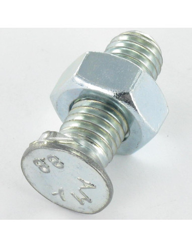 1 x Boulon de charrue Tête fraisée M12X45 2...