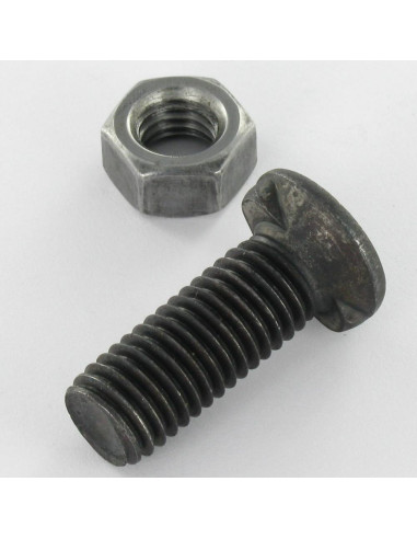 1 x Boulon de charrue Tête fraisée M12X50 2...