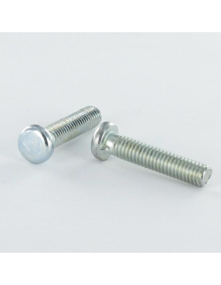 1 x Vis métaux Tête cylindrique TC Non fendue M6X28 1 Ergot Acier zingué