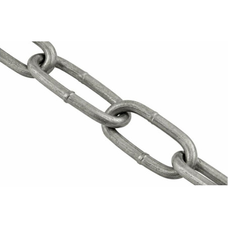 Chaîne Droite à maillons longs Forte tenue à la corrosion Acier galvanisé à chaud