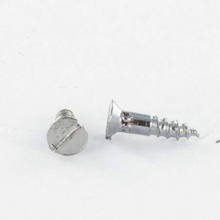 Vis bois Tête fraisée Fendue Acier chrome DIN 97