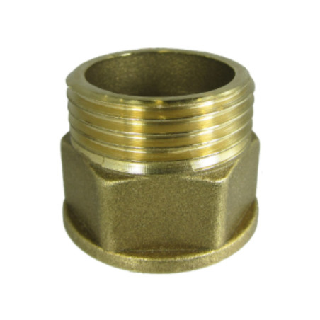 Mamelon hexagonal réduit Figure 241 Femelle/Mâle Laiton