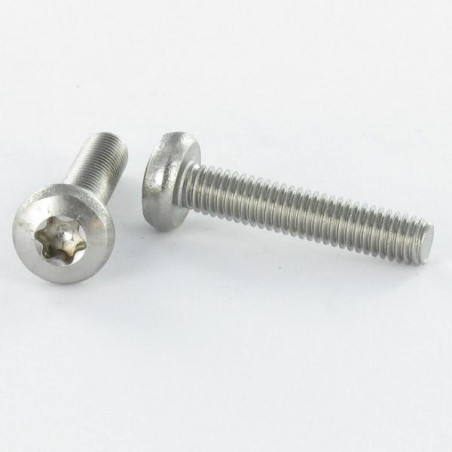 Vis métaux Tête cylindrique TC TORX Acier brut DIN 7985 TORX