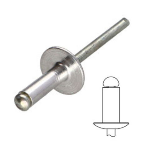 Rivet Aveugle Tête large ALU/ACI