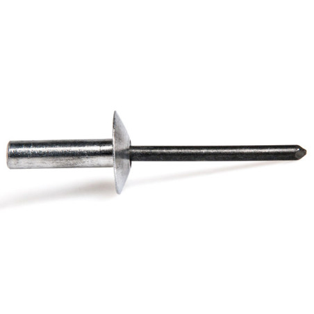 Rivet Etanche Tête large Aluminium ( Tige Acier brut )