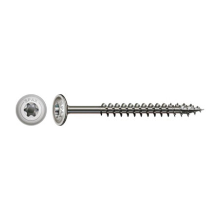 Spax Vis charpente tête disque Inox A2 Filetage total TORX