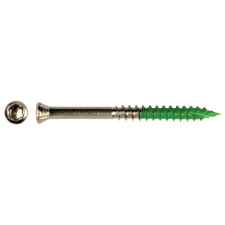 Vis terrasse Inox A4 antifriction Vert