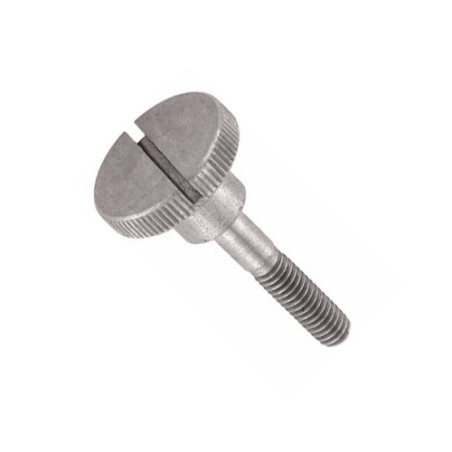 Vis métaux moletée fendue forme haute Inox A1