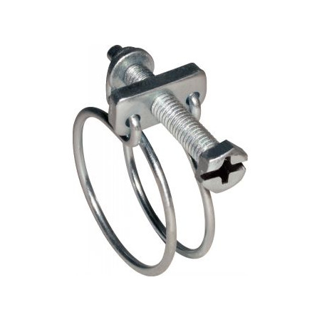 Collier de serrage à double fil Acier zingué W1