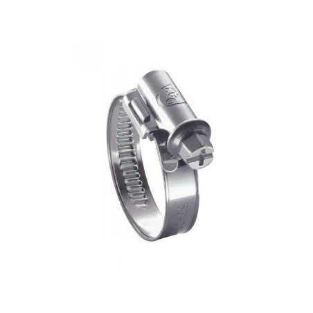 Collier de serrage tête déportée bande non perforée de Acier zingué W1