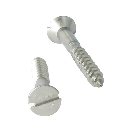 Vis bois Tête fraisée Fendue Inox A4 DIN 97